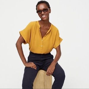 JCrew drapey popover shirt. size small